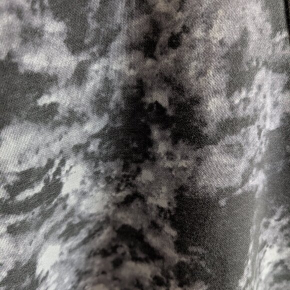 Fabletics Cozy Fleece V-Neck Sweatshirt Obsidian Tie Dye Size M Athleisure - Picture 7 of 13